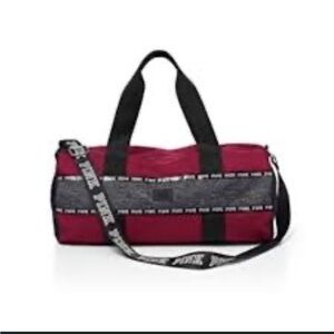 Pink Victoria’s Secret Gym Duffle Weekender Bag